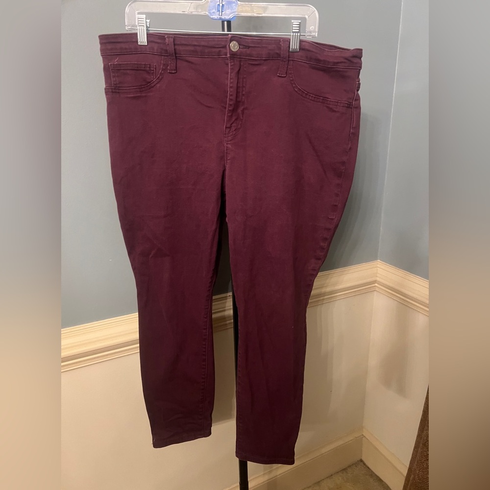 GAP‎ Women's Deep Purple Skinny Jeans